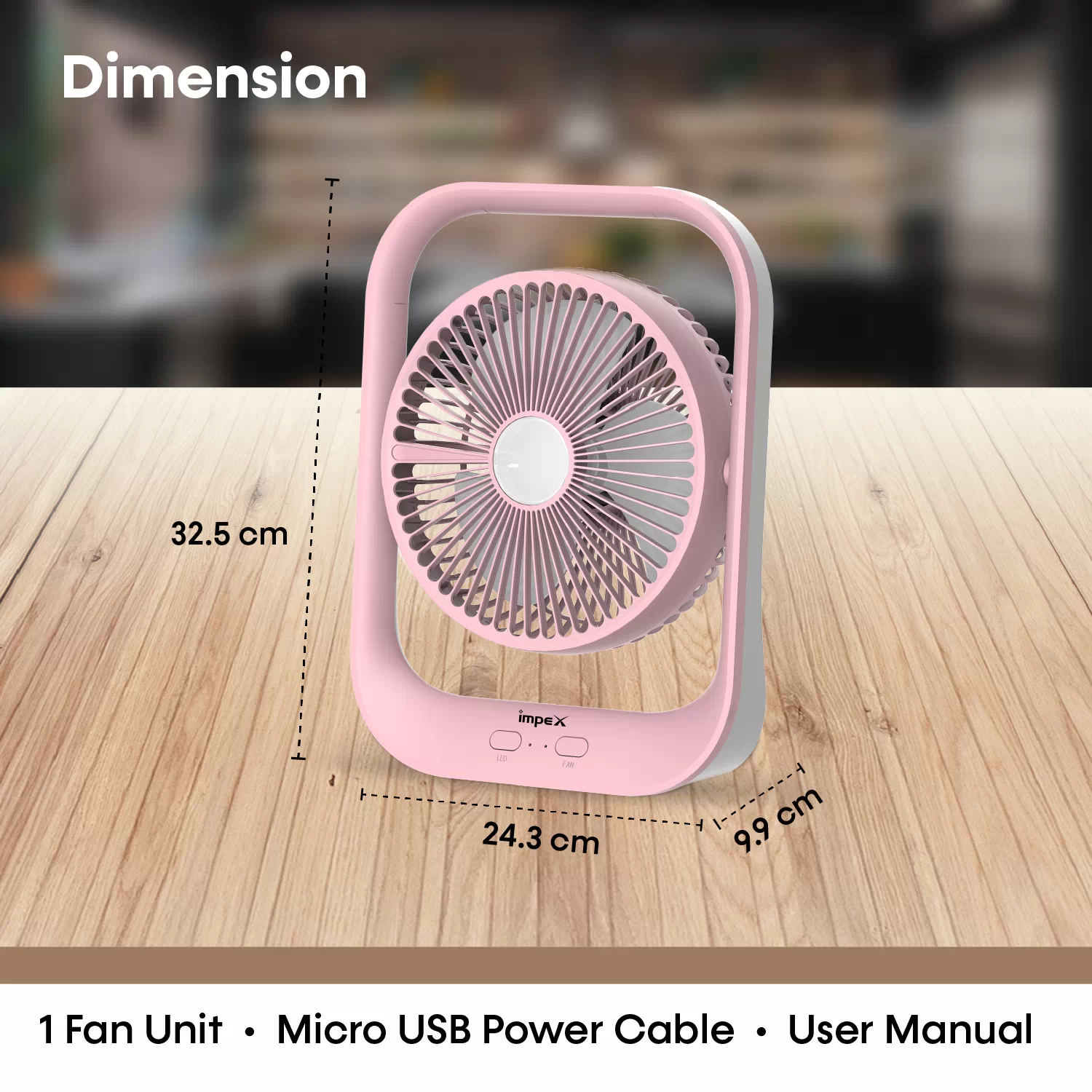 Rechargeable Fan | Breeze D1