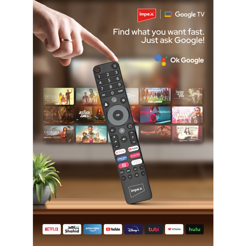 Impex 55 QLED UHD Google LED TV 12OHZ |  evoQ 55S4QLC2R120