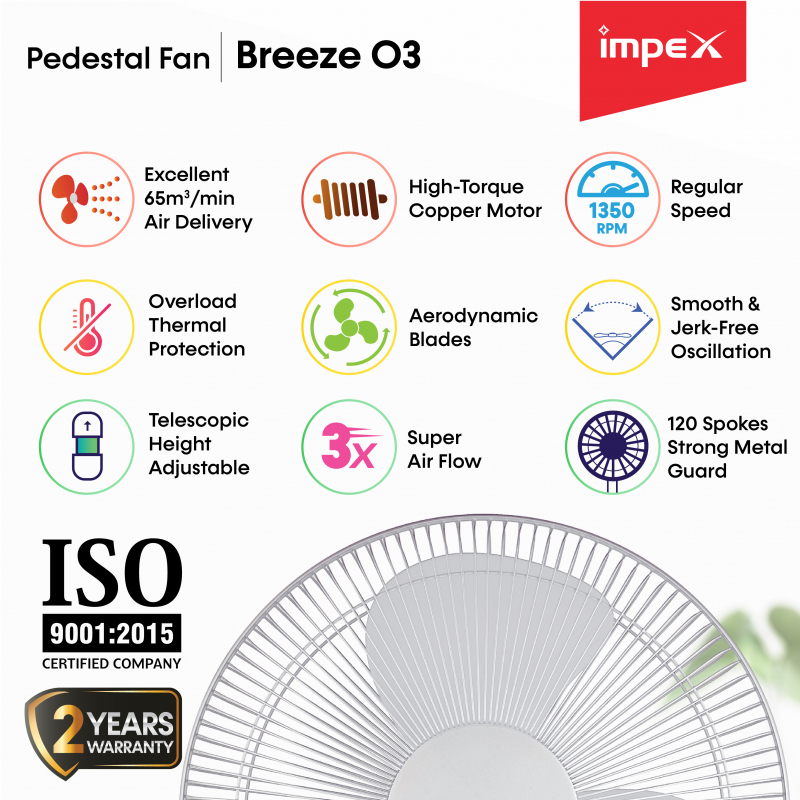 Breeze O3 | Standing Fan