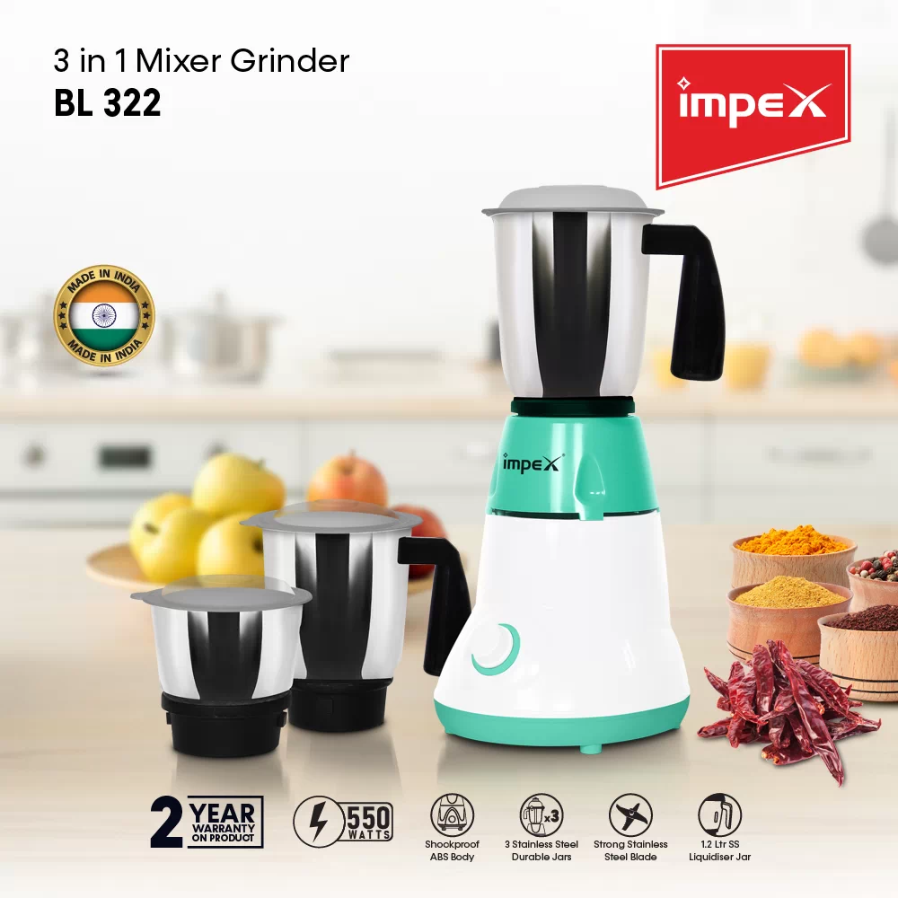 3 in 1 Mixer Grinder | BL 322