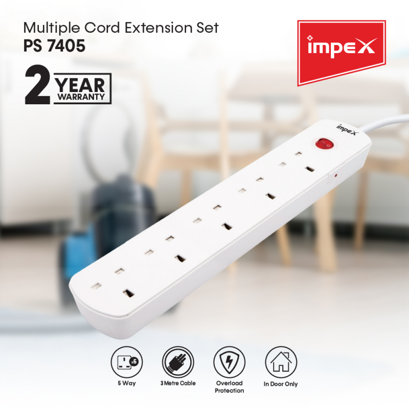 Multiple Cord Extension Set | PS 7405