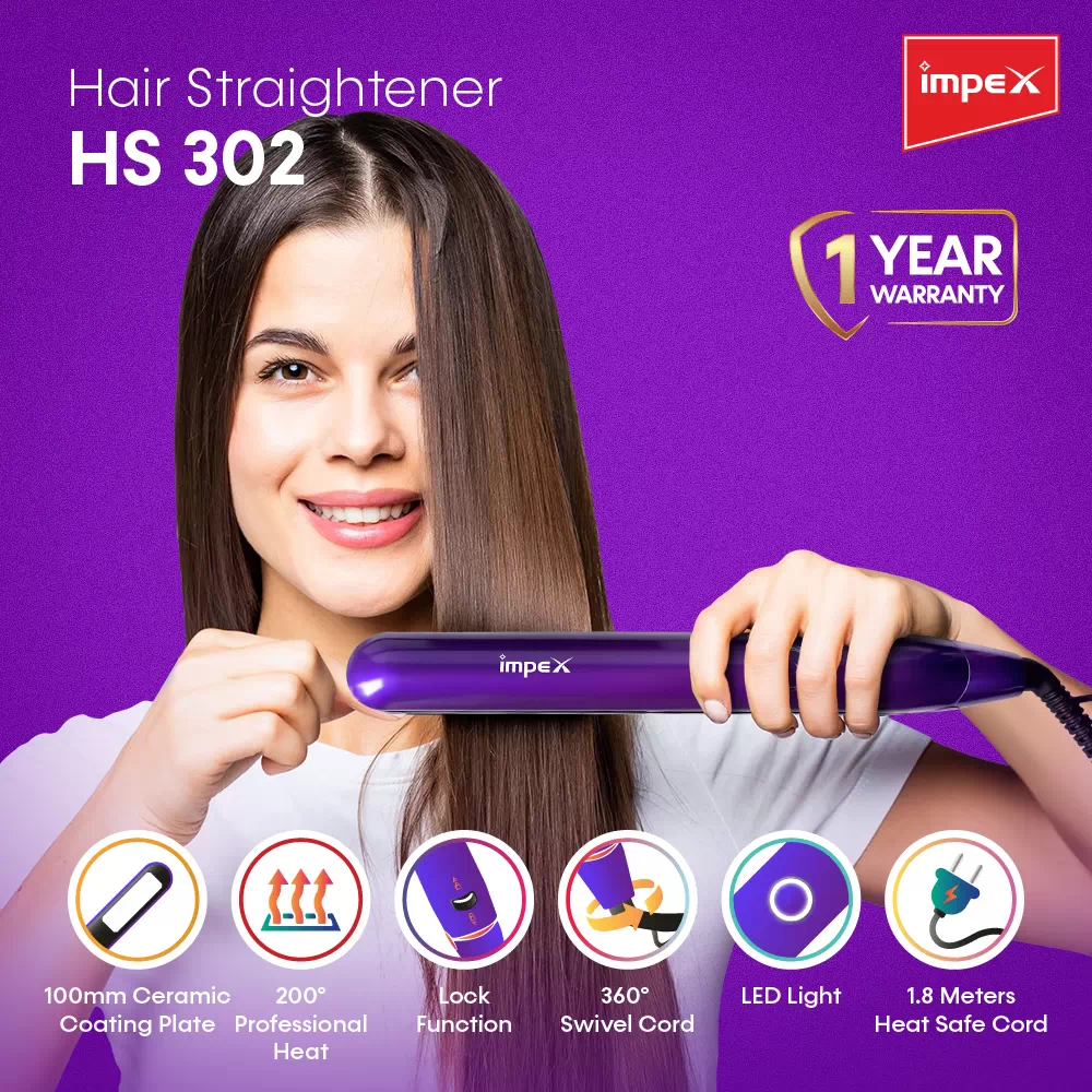 Personal Grooming Hair Straightener | HS 302