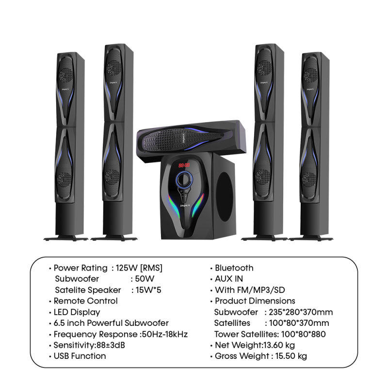 5.1 Speaker System  HT 5105 | HT 5105 HO