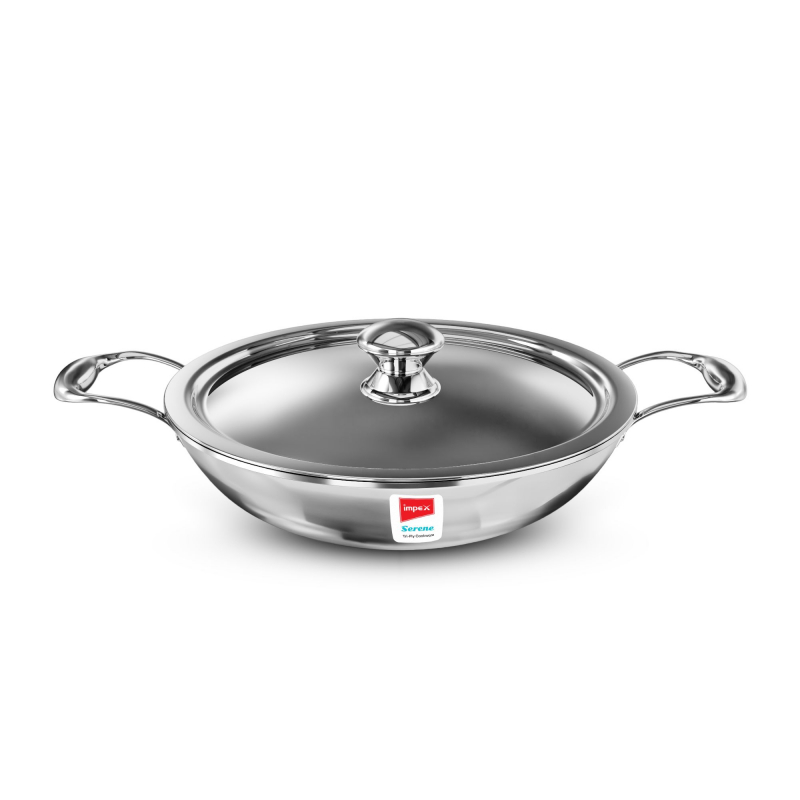 Tri-ply Stainless Steel Frypan | TKP24