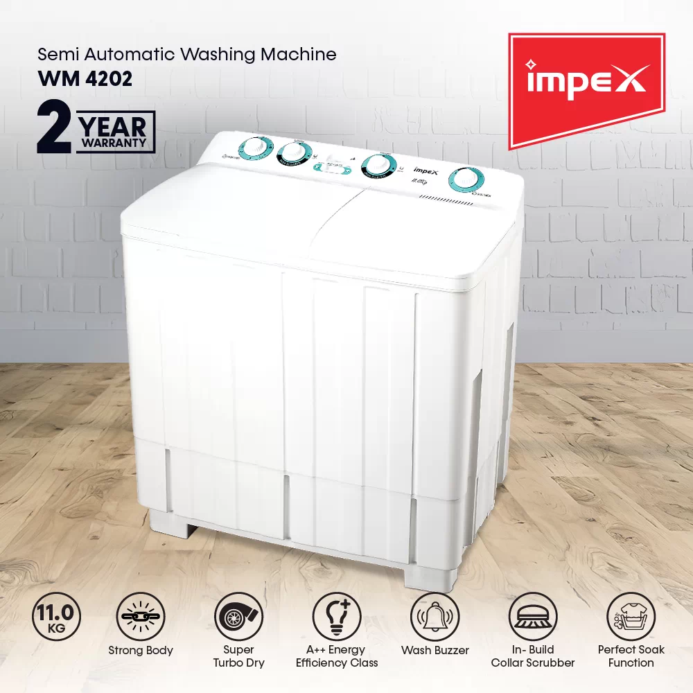 11.0 Kg Semi-Automatic  Washing Machine | WM 4202