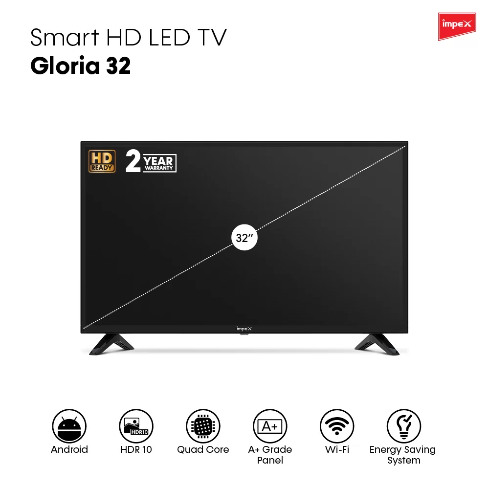 32'' LED SMART TV | GLORIA 32 SMART