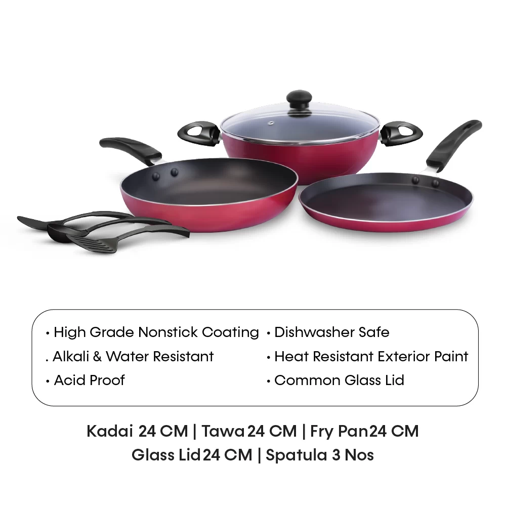 7 Pcs Nonstick Cookware Set | KUK 7