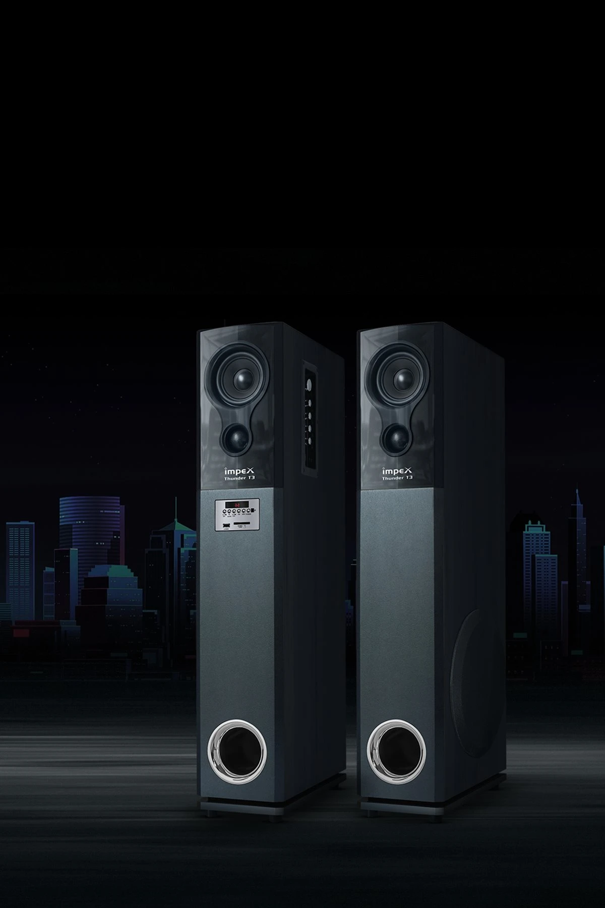 Impex tower hot sale speakers with mic