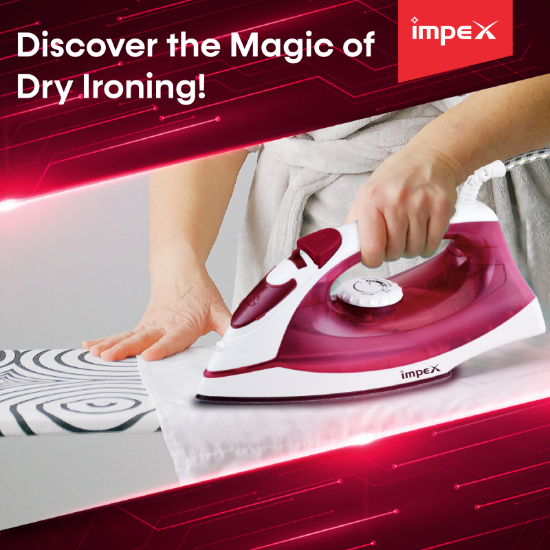 IBS 401 | Steam Iron Box with Nonstick Soleplate