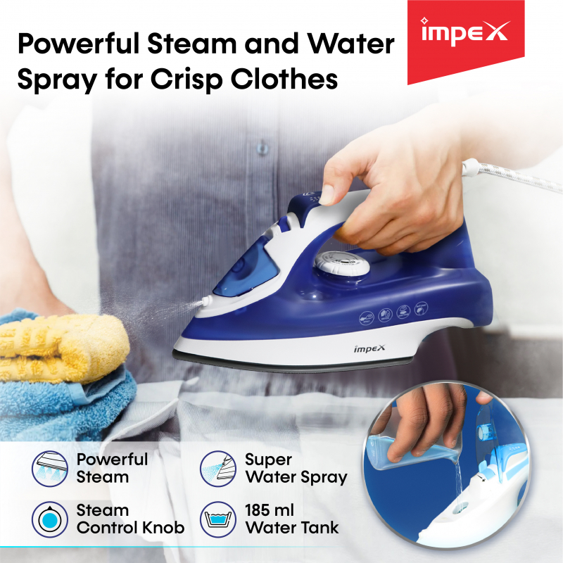 IBS 402 | Steam Iron Box with Water Spray