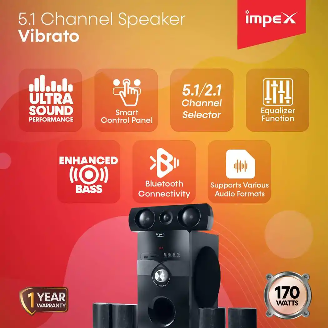 5.1 Speaker System | Vibrato