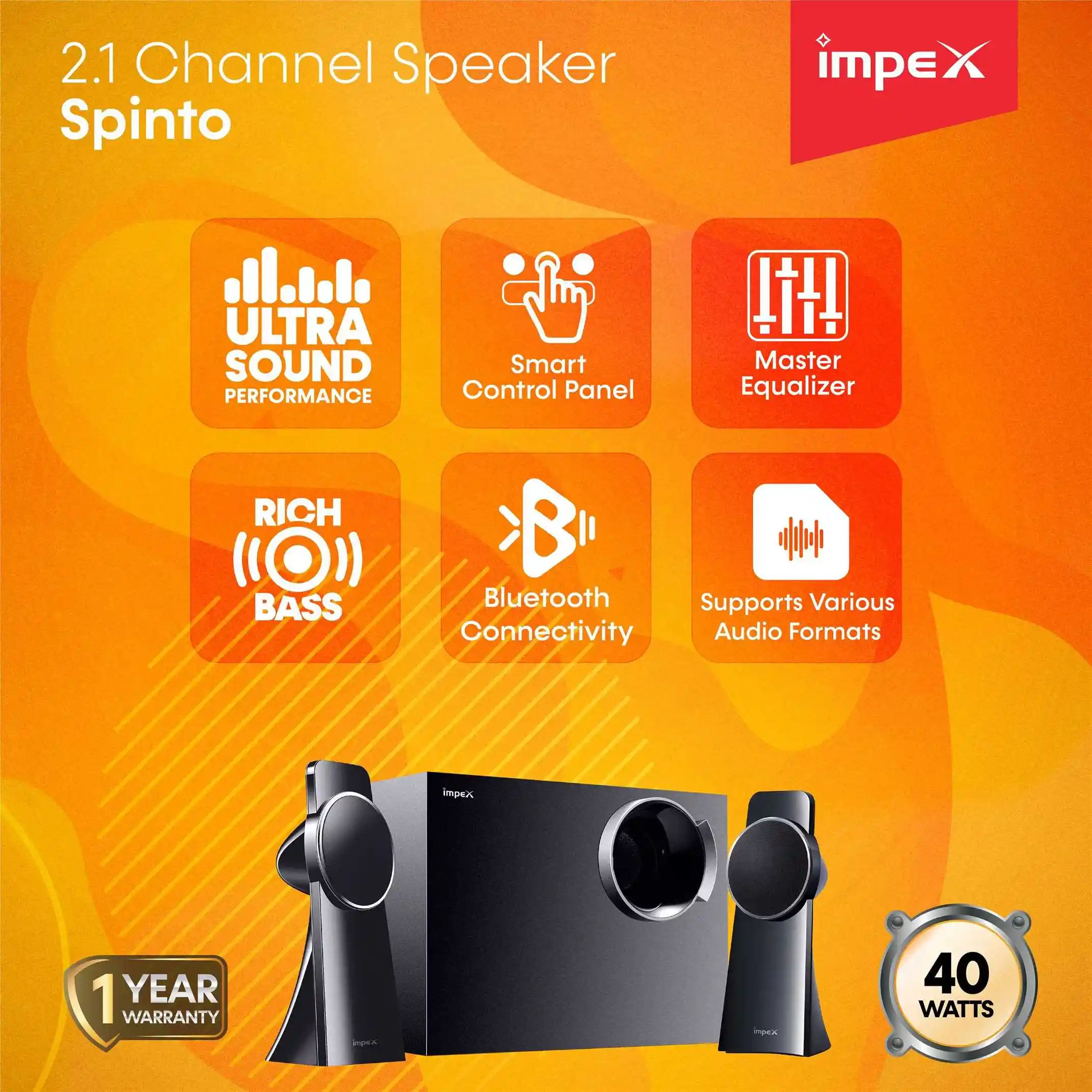 2.1 Speaker System | Spinto