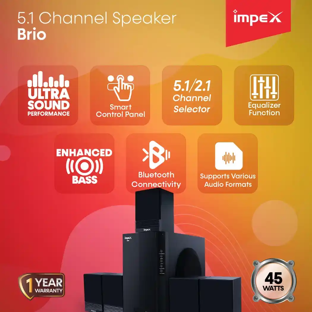 5.1 Speaker System | Brio