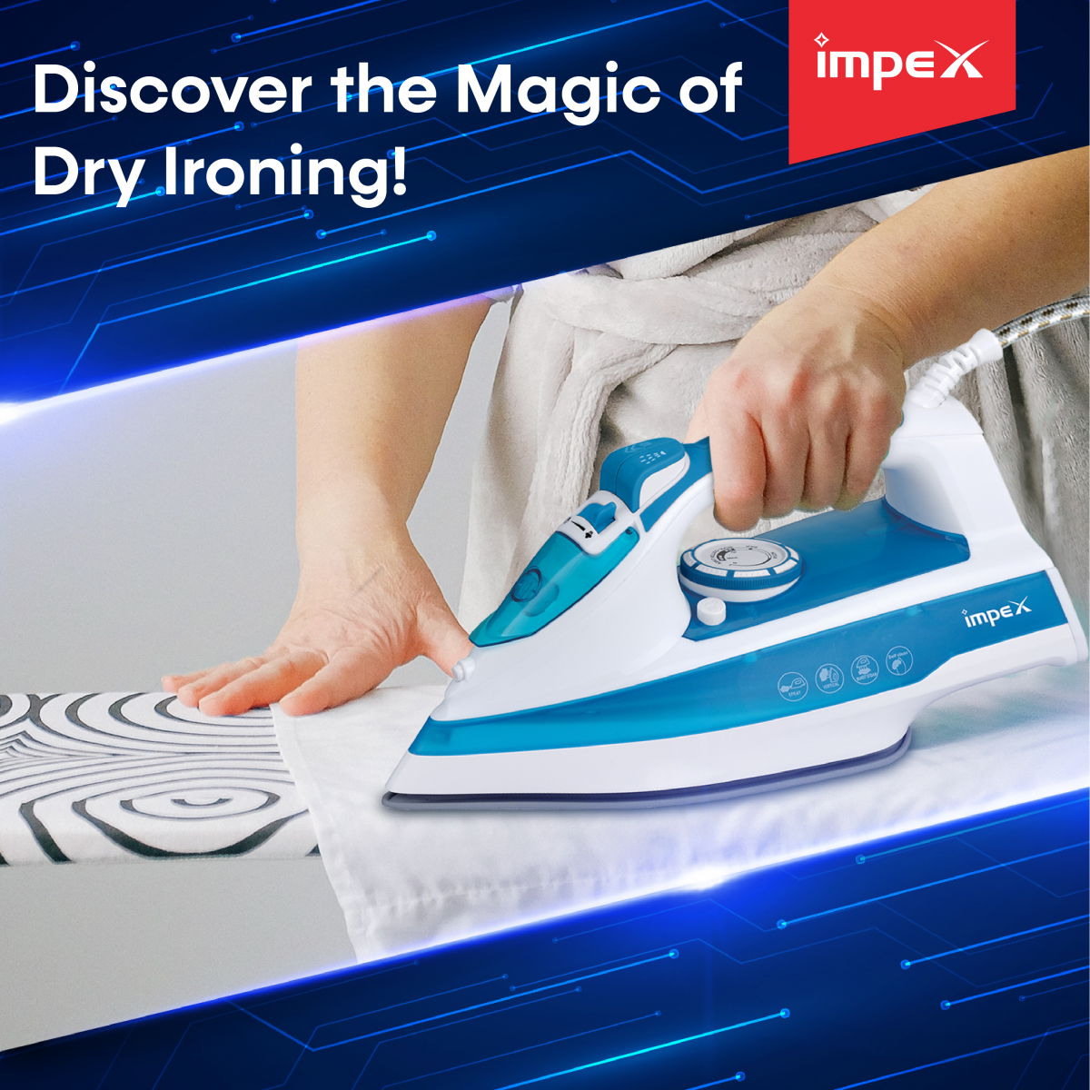 Impex IBS 403 Light weight Steam Iron Box