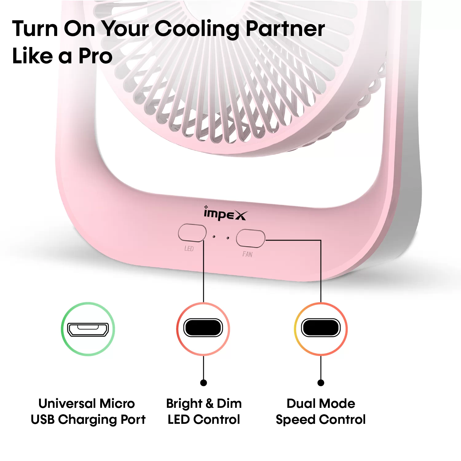 Rechargeable Fan | Breeze D1