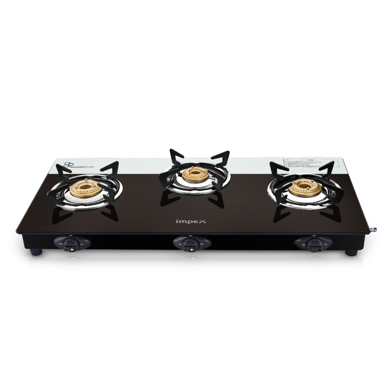 Impex gas stove 3 cheap burner price