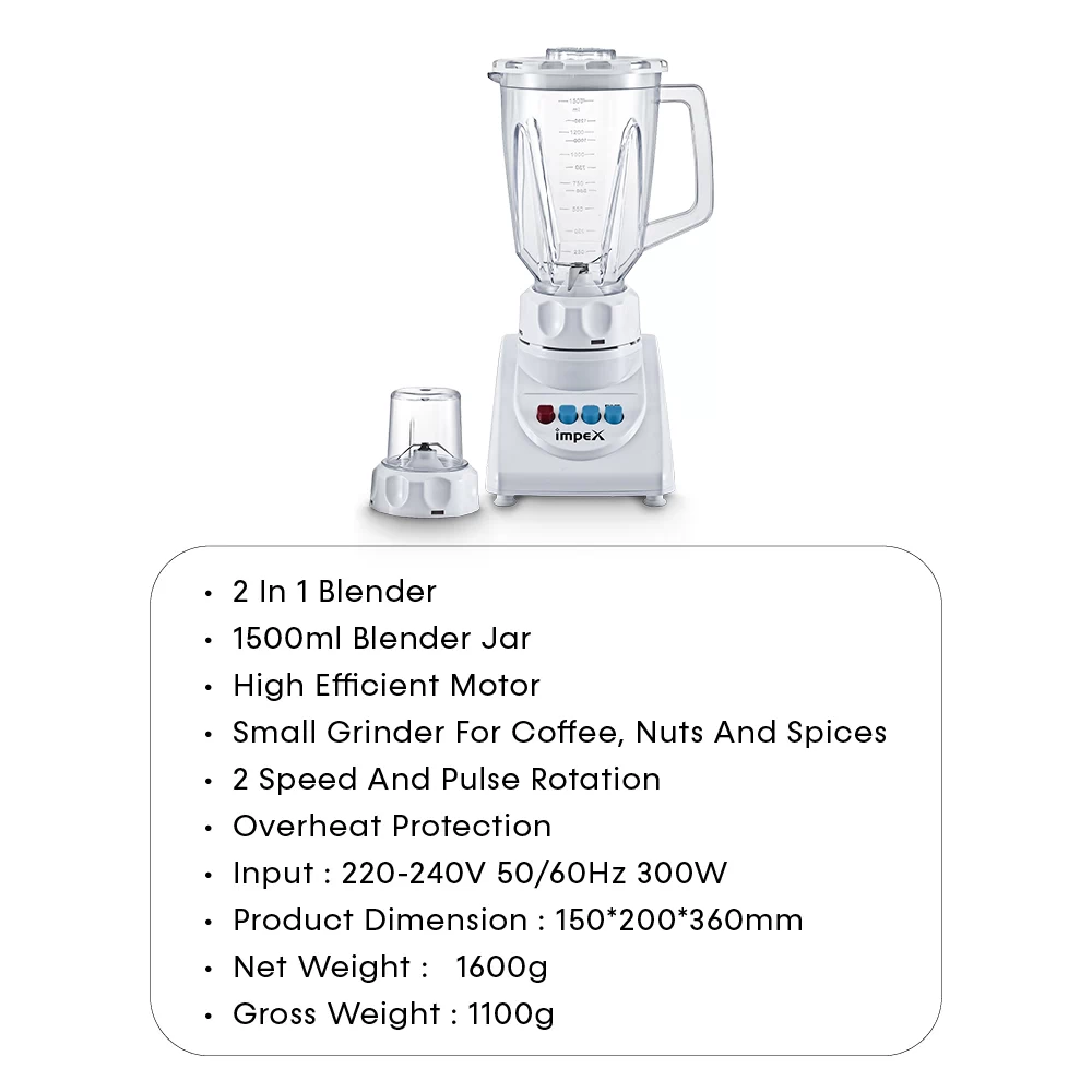 2 in 1 Electric Blender | BL 3501