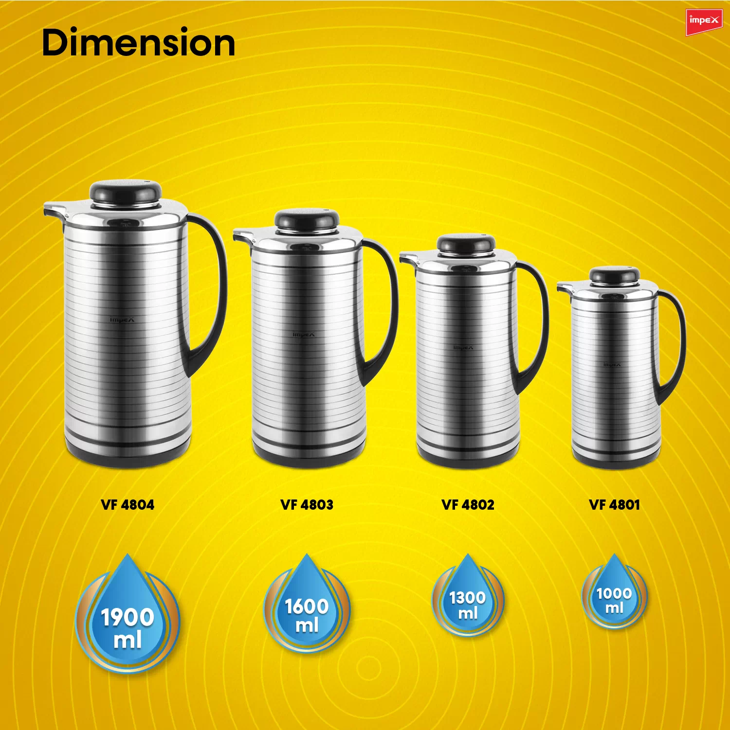 Glass Liner Vacuum Flask | VF 4804