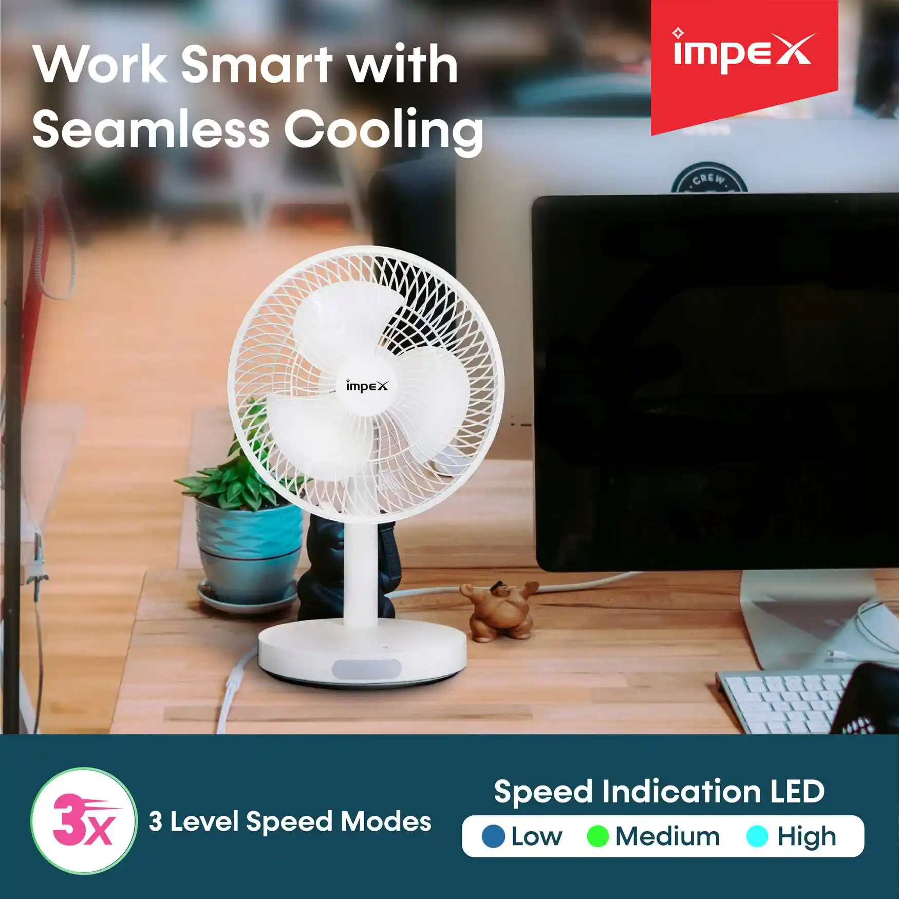 Impex rechargeable fan sales price