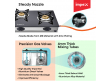 Glasstop Gas Stove ASPIRA 3B