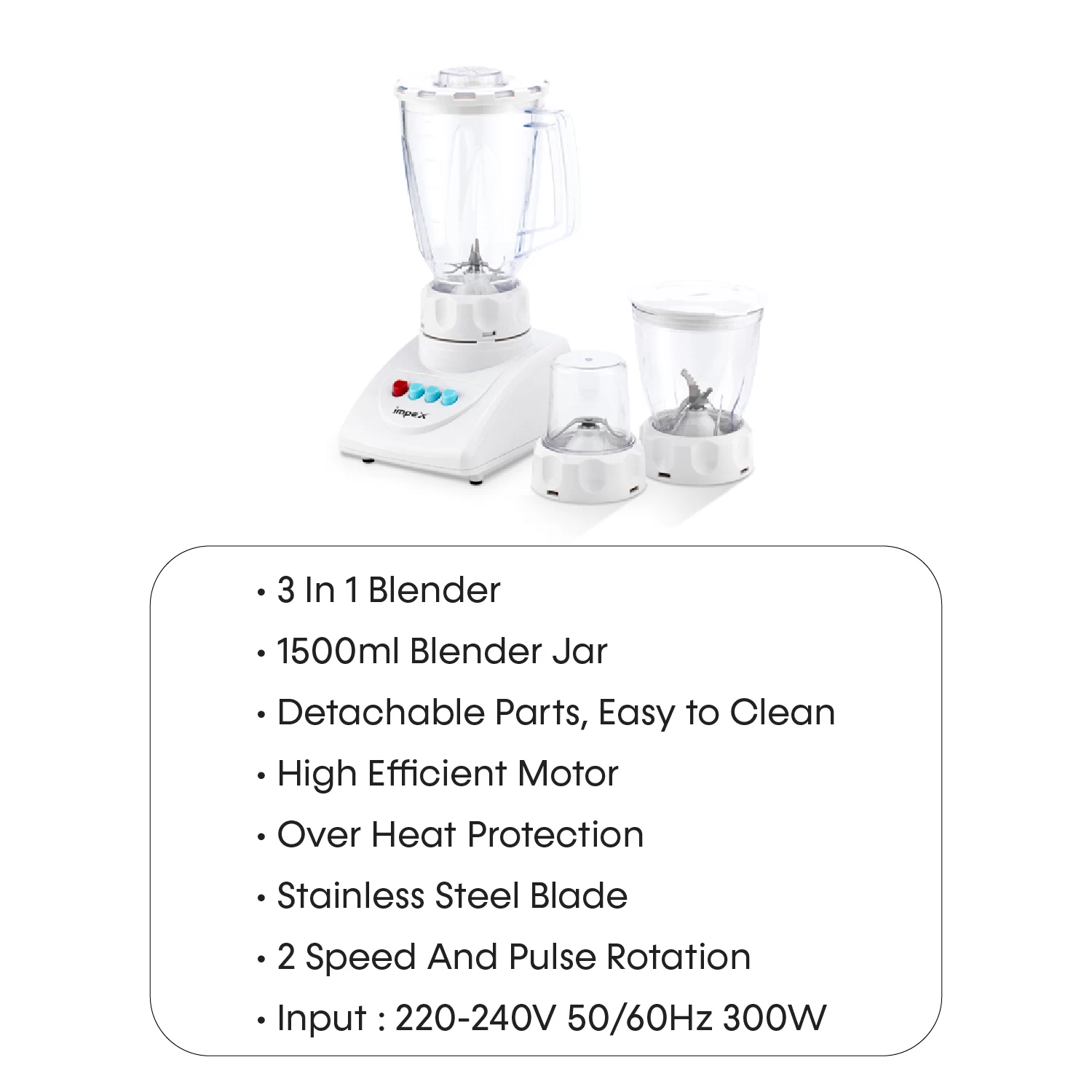 3 In 1 Blender | BL 3502