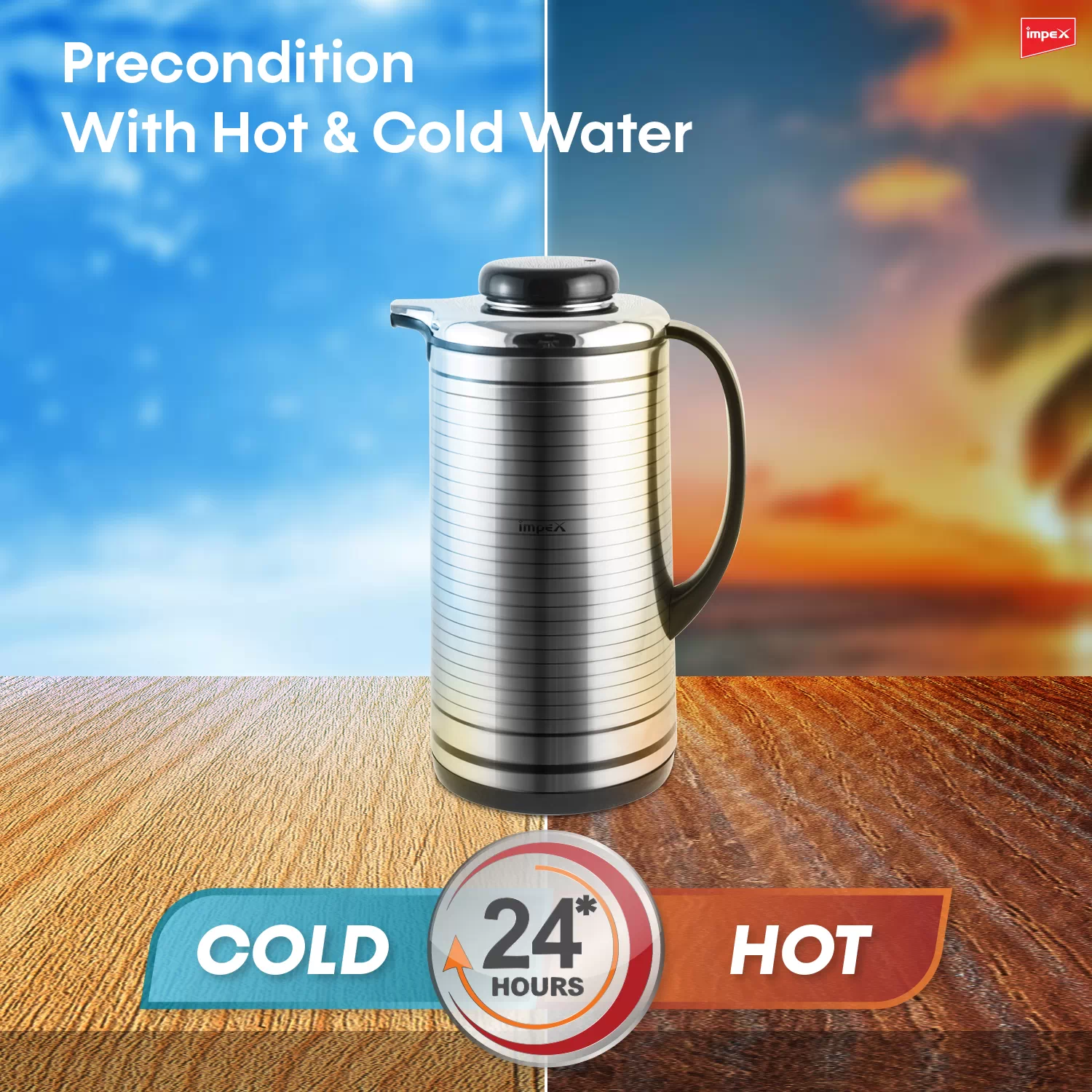 Glass Liner Vacuum Flask | VF 4802