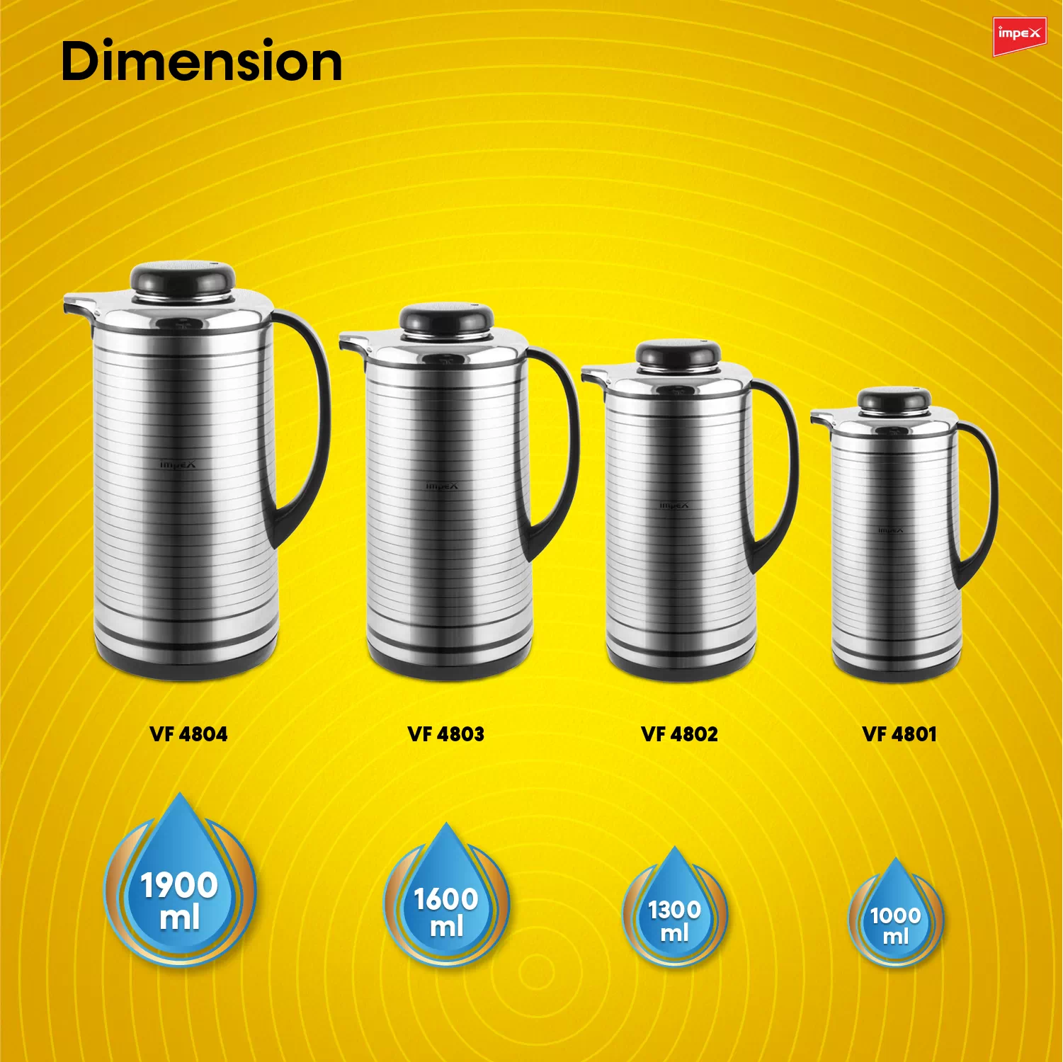 Glass Liner Vacuum Flask | VF 4802