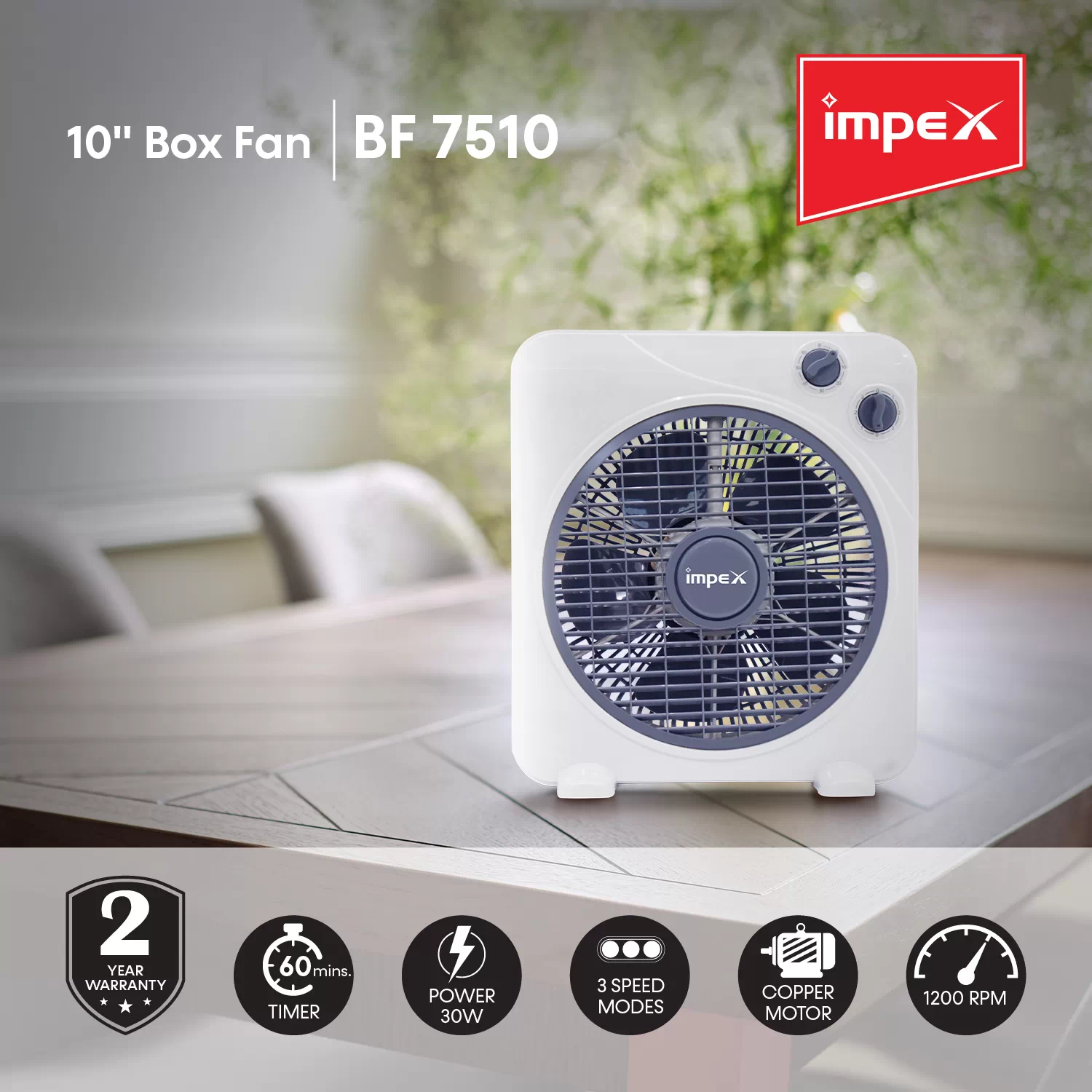 Electronic box fan | BF 7510