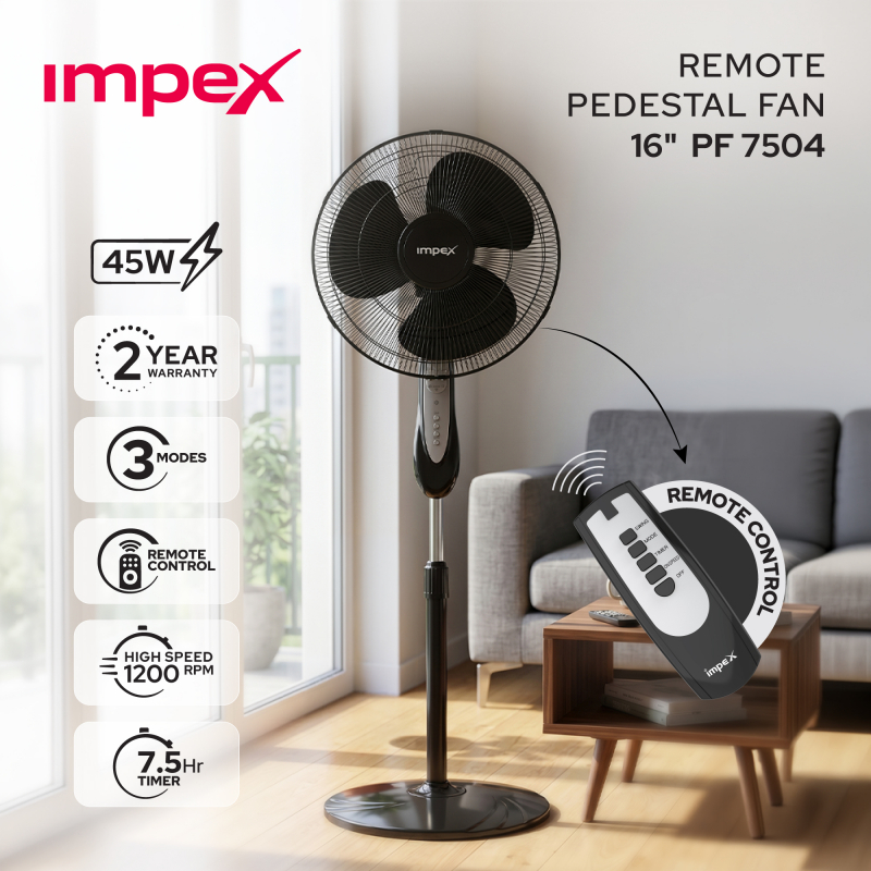 Pedestal Fan | PF 7504