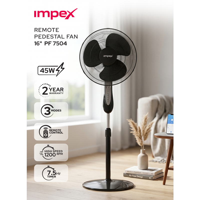 Pedestal Fan | PF 7504