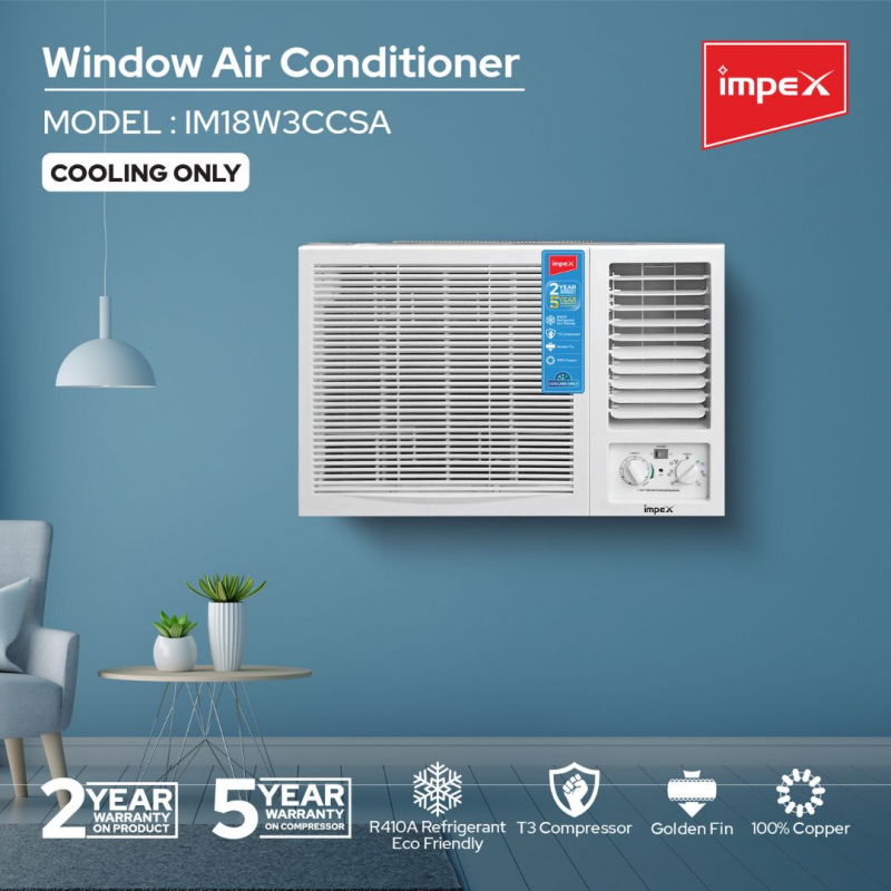 IMPEX WINDOW AIR CONDITIONER | IM18W3CCSA