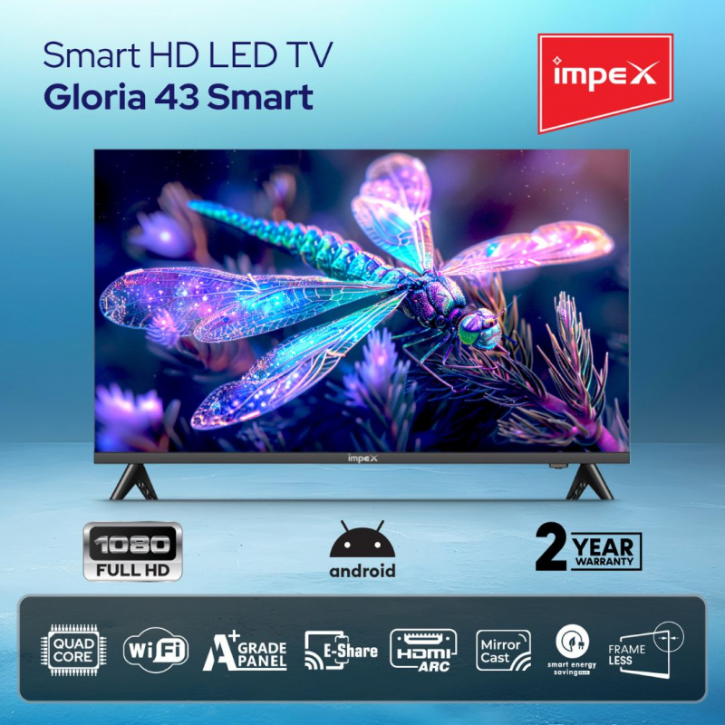 GLORIA 43'' SMART LED TV | IX43FHDS