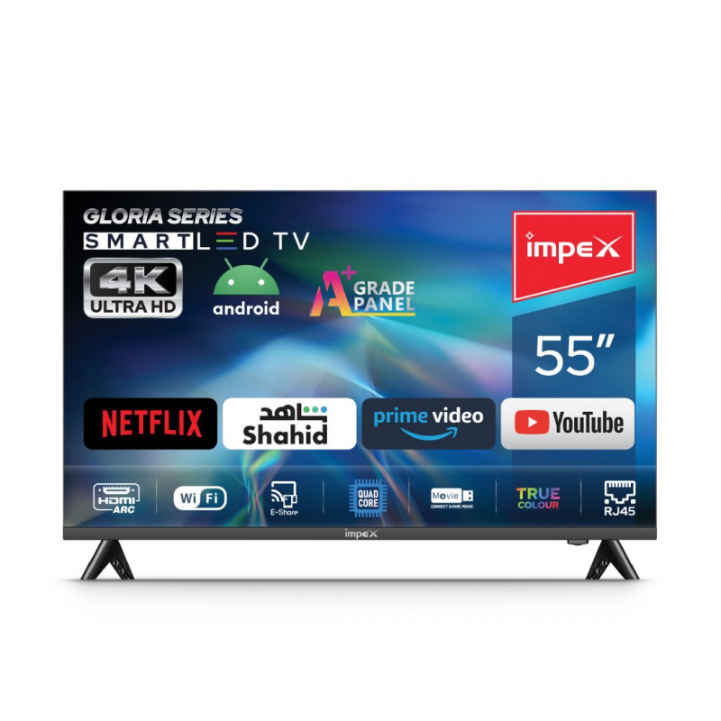 GLORIA 55" SMART 4K LED TV | IX55UHDS