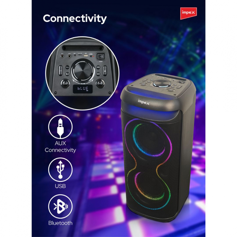 Impex  6.5"" Multimedia Trolley Speaker | TS 81