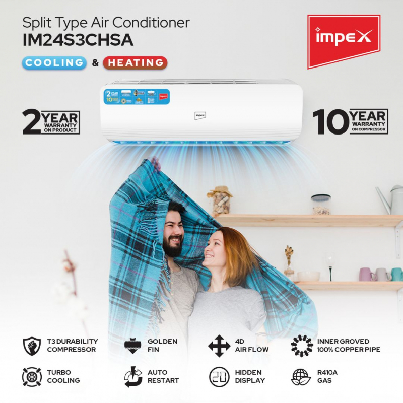 Impex Split AC 2 TON C&H | IM24S3CHSA