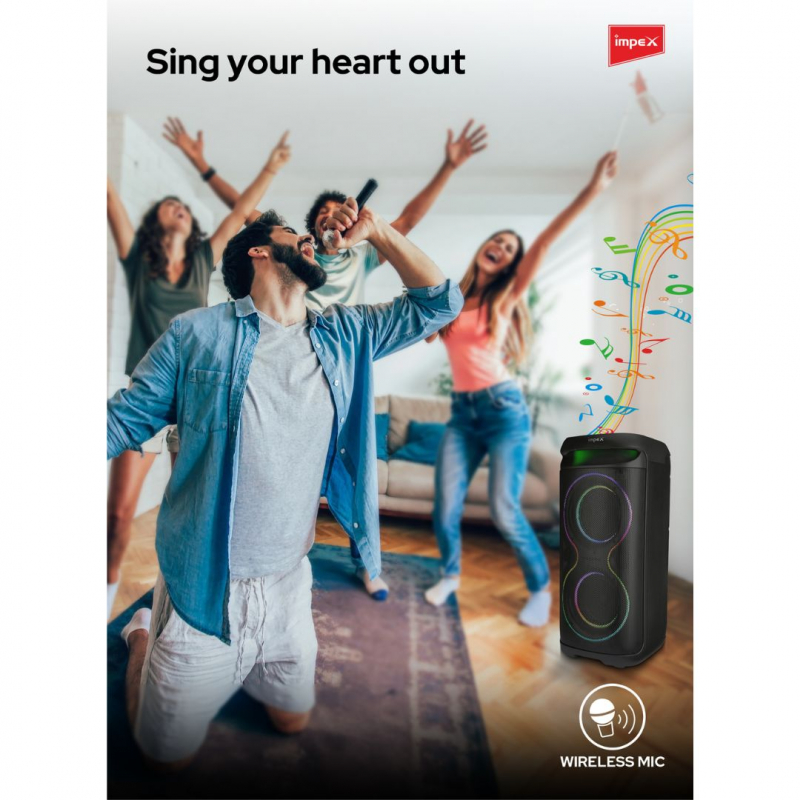 Impex  6.5"" Multimedia Trolley Speaker | TS 81