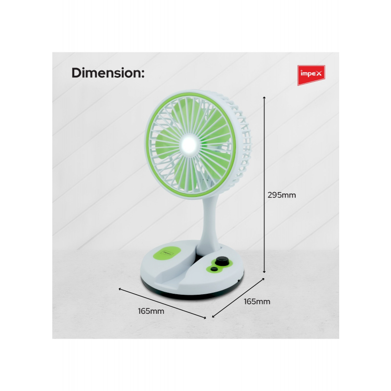 Impex Rechargeable Fan | BREEZE D2