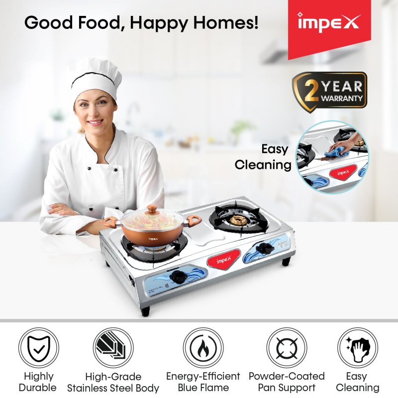 impex gas stove 2 burner price