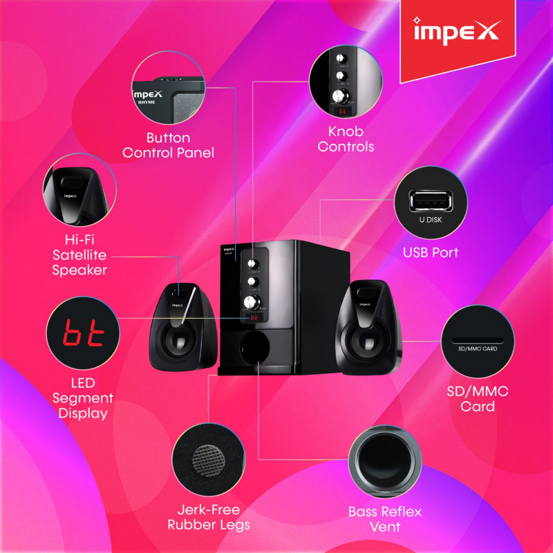 impex home theater 2.1 musik r