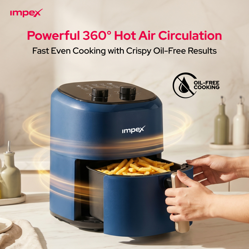 Impex 4.5 Ltr. Mechanical Air fryer | AF 4500