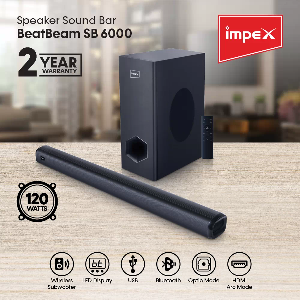 2.1 Ch Multimedia Soundbar | Beatbeam SB6000