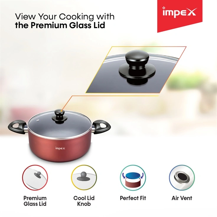 Non-Stick Biryani Pot | 8 Litre | ISP 3012