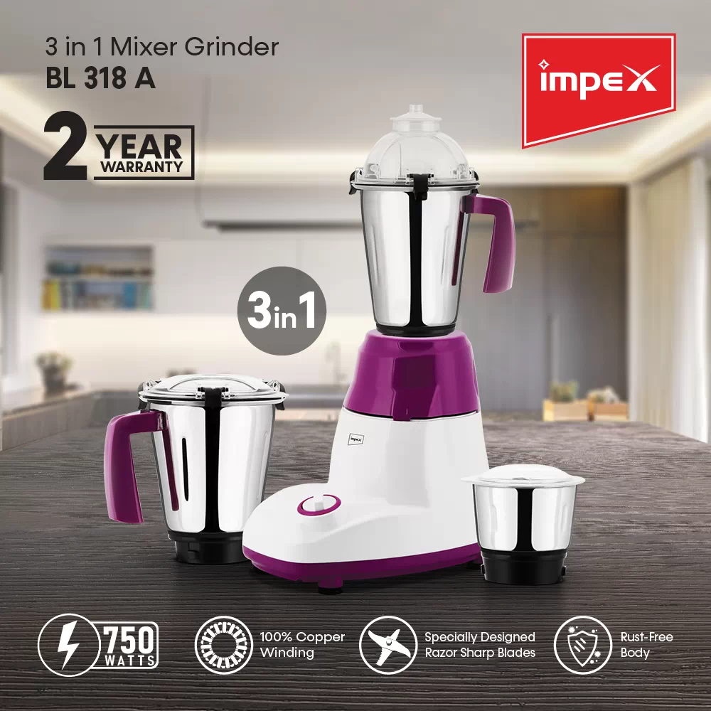 3-in-1 Mixer Grinder | BL 318A