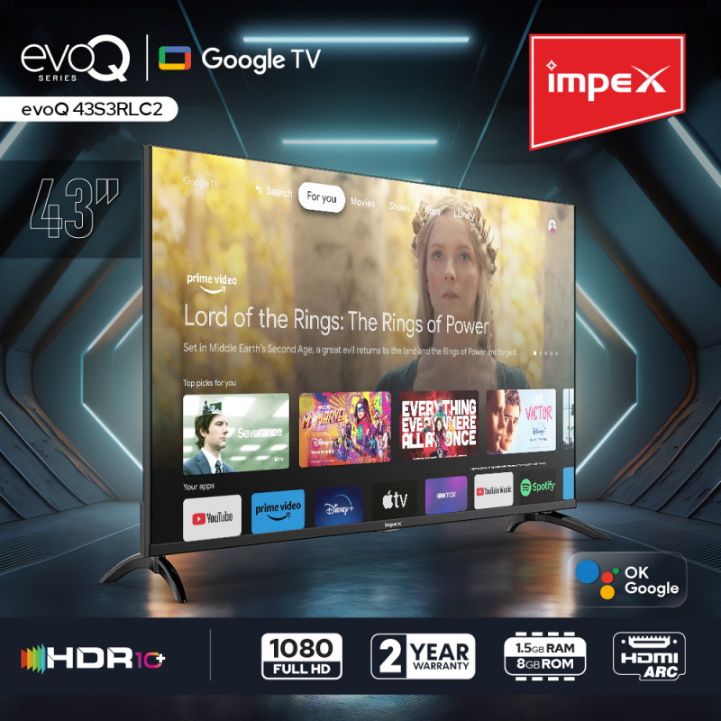 43" FHD evoQ Google TV | evoQ 43 FHD Google TV