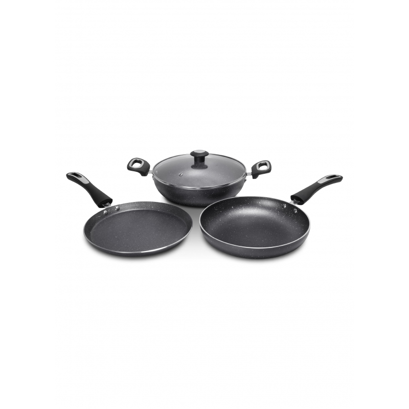 Impex Migo Nonstick Granite 4Pcs | FKT Set Grey G