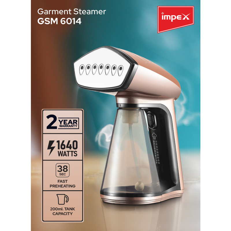 Impex Handheld Garment Steamer | GSM 6014