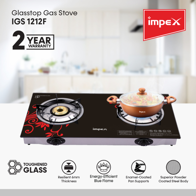 Impex LP Gas Stove 2Br | IGS 1212F)