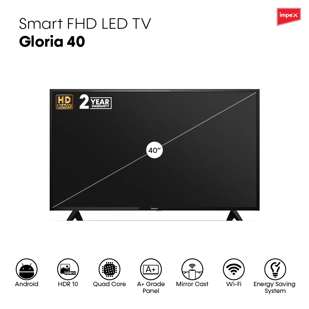 40" HD SMART LED TV | GLORIA 40 SMART