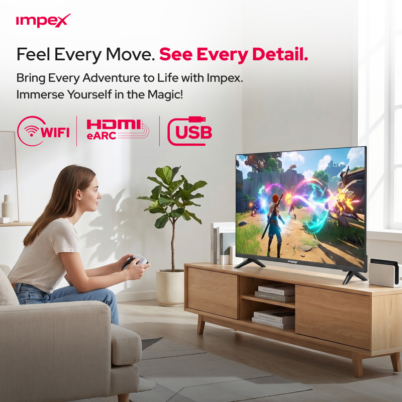 Impex 50" FHD Smart LED TV | GLORIA 50  SMART