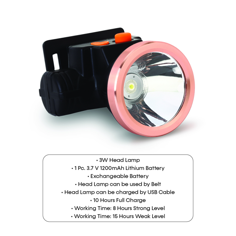 Rechargeable LED Head Lamp | HL 2201